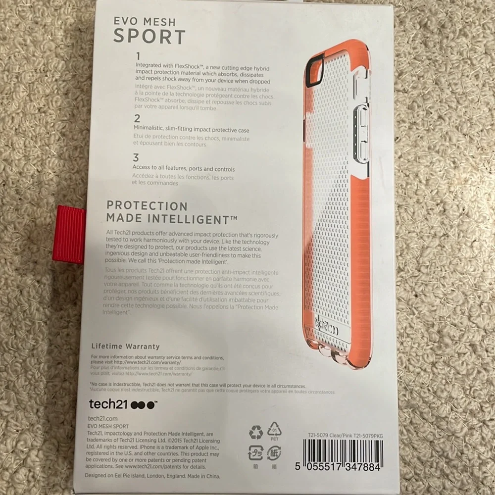Tech21 Evo Mesh Sport Phone Case iPhone 6/8